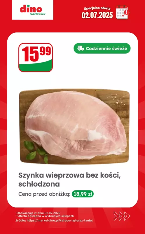 Dino - gazetka promocyjna Specjalna oferta na 02.07.2025 - promocje spoza gazetki   - strona 3