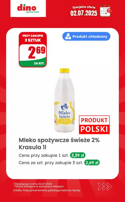 Dino - gazetka promocyjna Specjalna oferta na 02.07.2025 - promocje spoza gazetki od środy 02.07 do środy 02.07 - strona 10