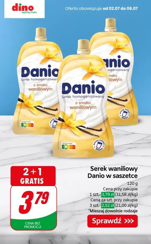 Dino - gazetka promocyjna Nabiał w SUPER cenach!   - strona 3