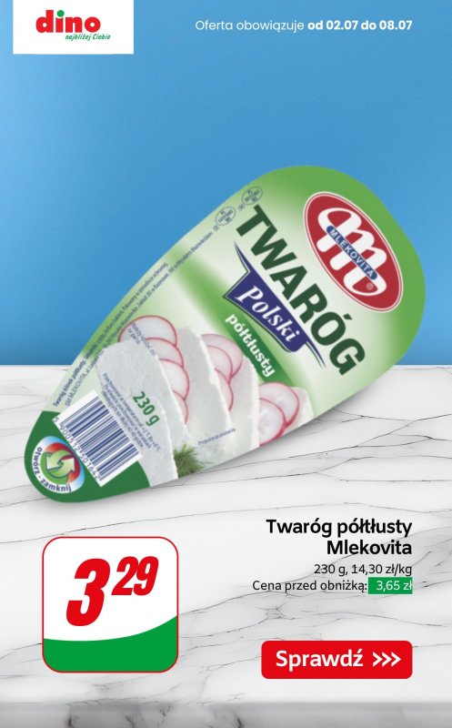 Dino - gazetka promocyjna Nabiał w SUPER cenach! od czwartku 03.07 do wtorku 08.07 - strona 6