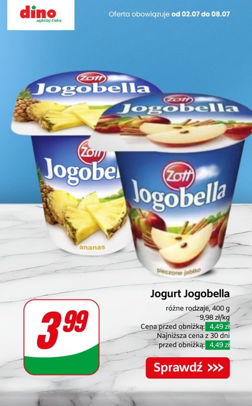 Dino - gazetka promocyjna Nabiał w SUPER cenach! od czwartku 03.07 do wtorku 08.07 - strona 9