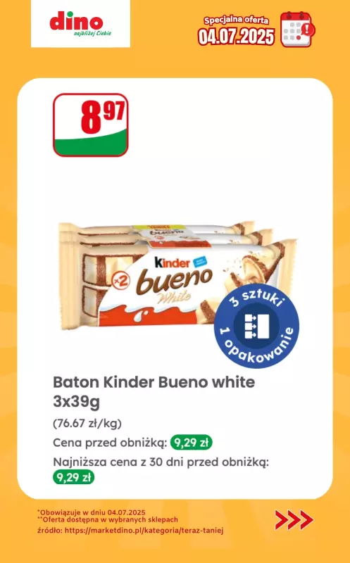 Dino - gazetka promocyjna Specjalna oferta na 04.07.2025 - promocje spoza gazetki od piątku 04.07 do piątku 04.07 - strona 5