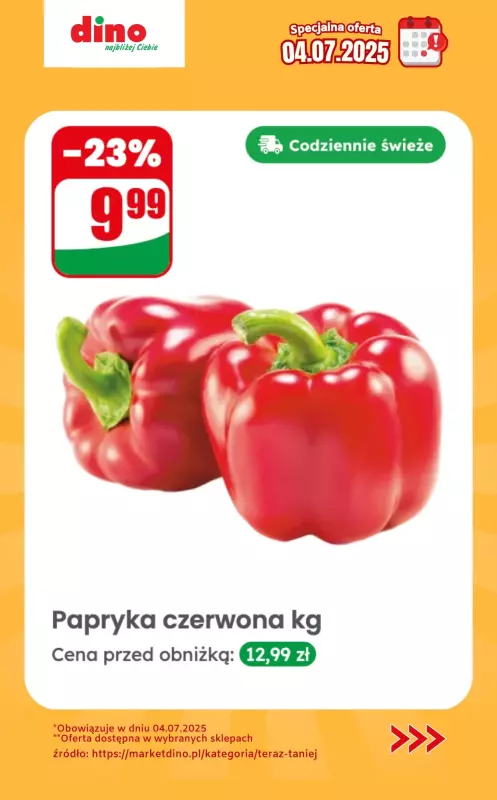Dino - gazetka promocyjna Specjalna oferta na 04.07.2025 - promocje spoza gazetki   - strona 2
