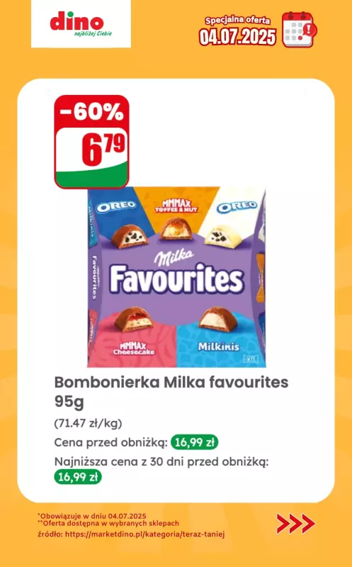 Dino - gazetka promocyjna Specjalna oferta na 04.07.2025 - promocje spoza gazetki od piątku 04.07 do piątku 04.07 - strona 6
