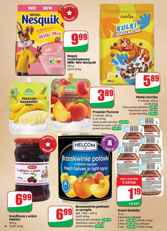 Dino - gazetka promocyjna Gazetka od środy 09.07 do wtorku 15.07 - strona 16