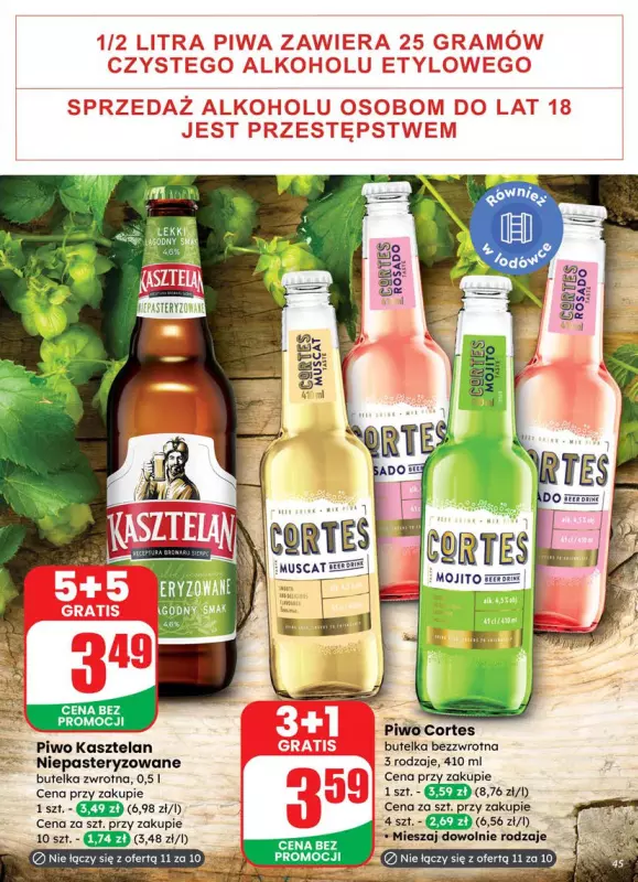 Dino - gazetka promocyjna Gazetka od środy 09.07 do wtorku 15.07 - strona 45
