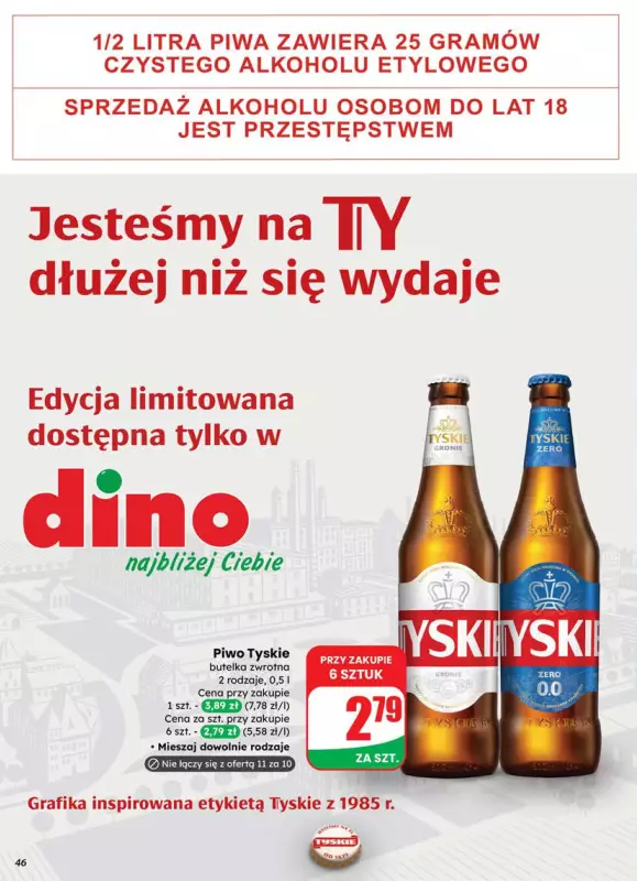 Dino - gazetka promocyjna Gazetka od środy 09.07 do wtorku 15.07 - strona 46