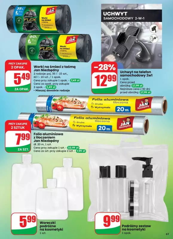 Dino - gazetka promocyjna Gazetka od środy 09.07 do wtorku 15.07 - strona 61