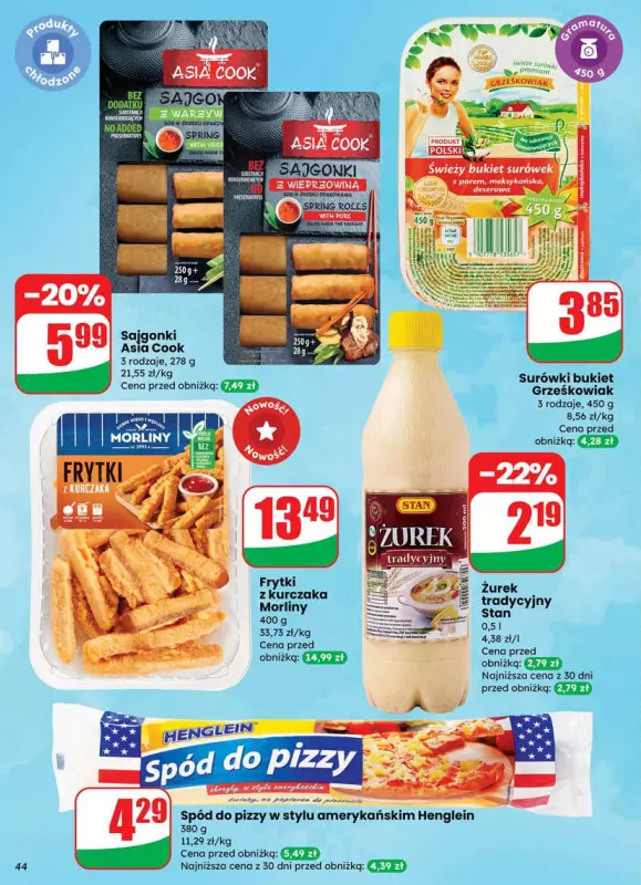 Dino - gazetka promocyjna Gazetka od środy 09.07 do wtorku 15.07 - strona 44