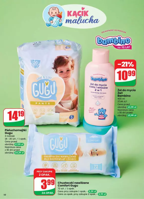 Dino - gazetka promocyjna Gazetka od środy 09.07 do wtorku 15.07 - strona 10