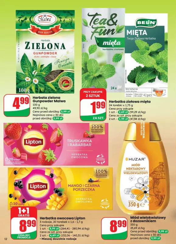 Dino - gazetka promocyjna Gazetka od środy 09.07 do wtorku 15.07 - strona 12