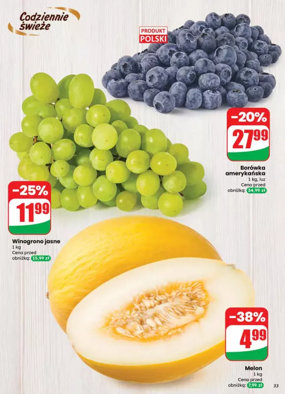 Dino - gazetka promocyjna Gazetka od środy 09.07 do wtorku 15.07 - strona 33