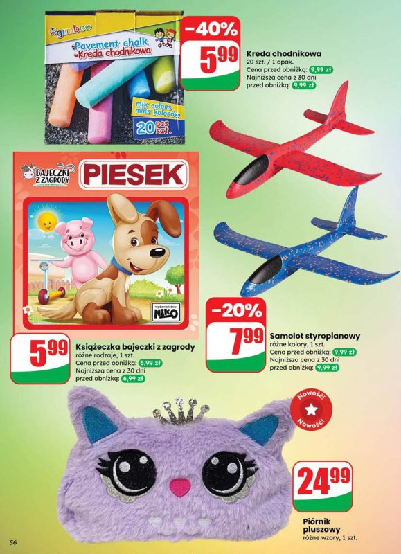 Dino - gazetka promocyjna Gazetka od środy 09.07 do wtorku 15.07 - strona 56