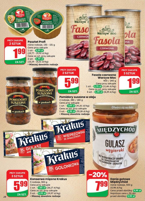 Dino - gazetka promocyjna Gazetka od środy 09.07 do wtorku 15.07 - strona 24