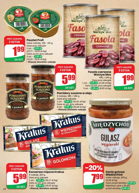 Dino - gazetka promocyjna Gazetka od środy 09.07 do wtorku 15.07 - strona 24