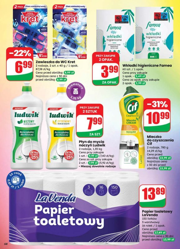 Dino - gazetka promocyjna Gazetka od środy 09.07 do wtorku 15.07 - strona 68