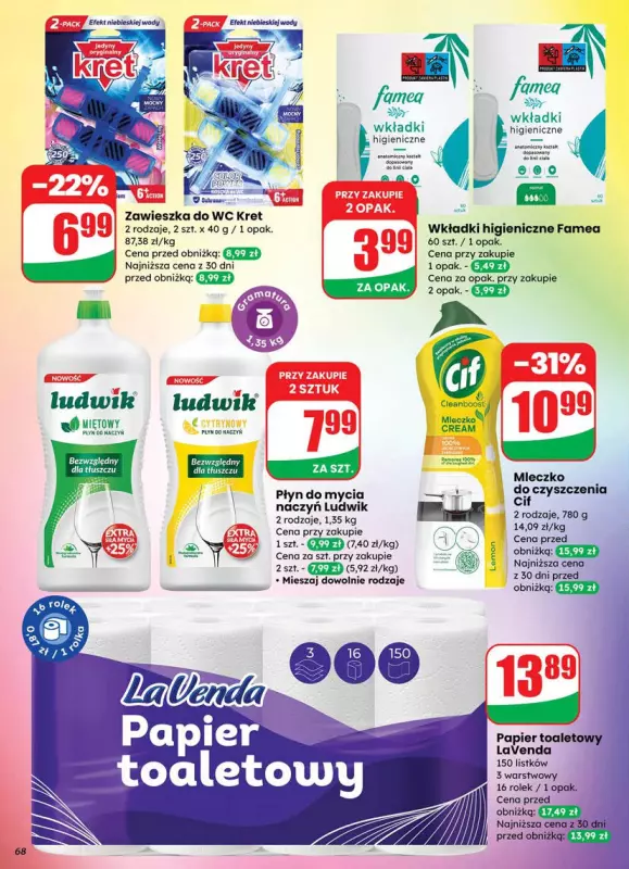Dino - gazetka promocyjna Gazetka od środy 09.07 do wtorku 15.07 - strona 68