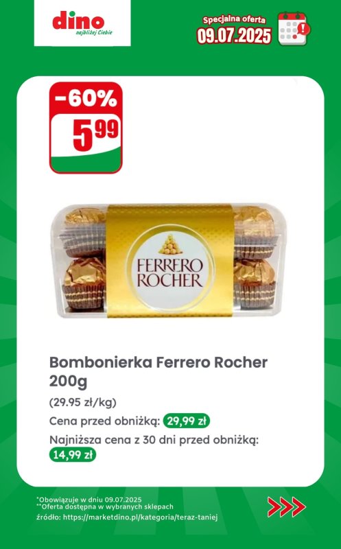Dino - gazetka promocyjna Specjalna oferta na 09.07.2025 - promocje spoza gazetki od środy 09.07 do środy 09.07 - strona 3