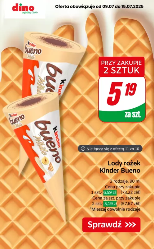 Dino - gazetka promocyjna Lodowe okazje! od czwartku 10.07 do wtorku 15.07 - strona 4