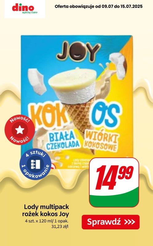 Dino - gazetka promocyjna Lodowe okazje! od czwartku 10.07 do wtorku 15.07 - strona 6