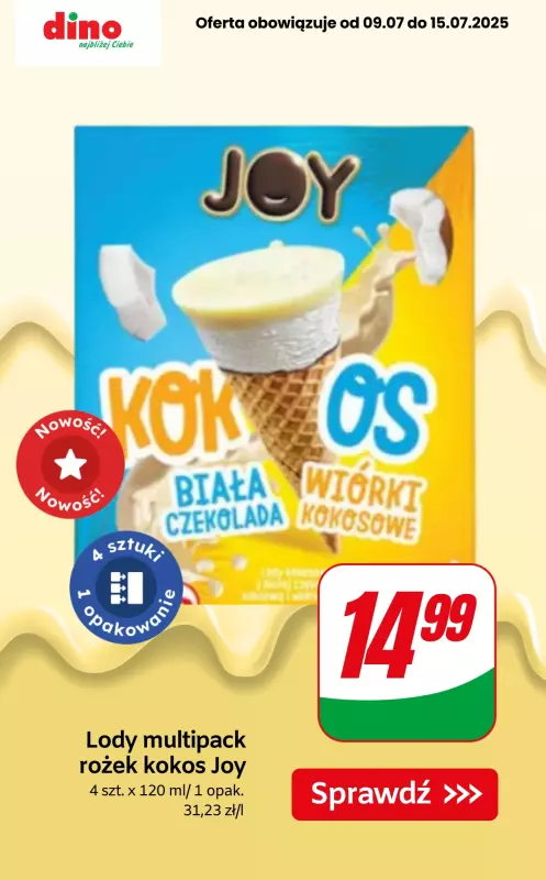 Dino - gazetka promocyjna Lodowe okazje! od czwartku 10.07 do wtorku 15.07 - strona 6