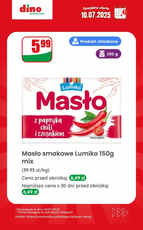 Dino - gazetka promocyjna Specjalna oferta na 10.07.2025 - promocje spoza gazetki od czwartku 10.07 do czwartku 10.07 - strona 9