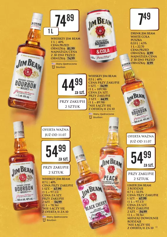 Dino - gazetka promocyjna Katalog alkoholowy od poniedziałku 14.07 do soboty 19.07 - strona 11