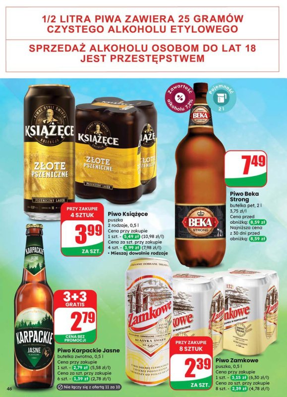 Dino - gazetka promocyjna Gazetka od środy 16.07 do wtorku 22.07 - strona 46