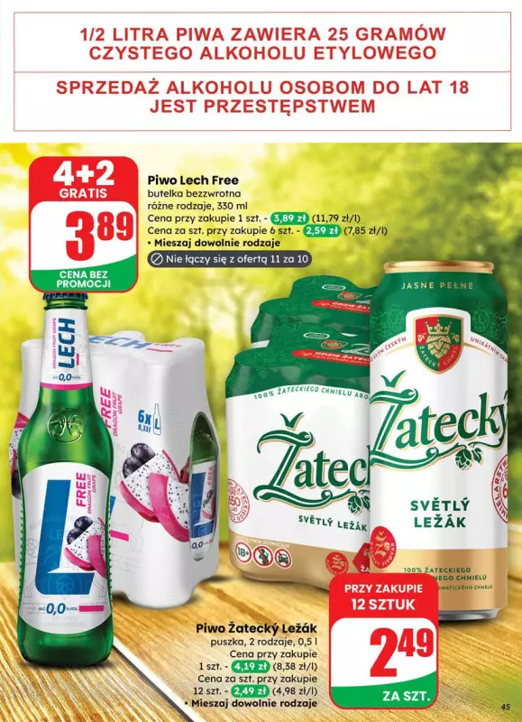 Dino - gazetka promocyjna Gazetka od środy 16.07 do wtorku 22.07 - strona 45