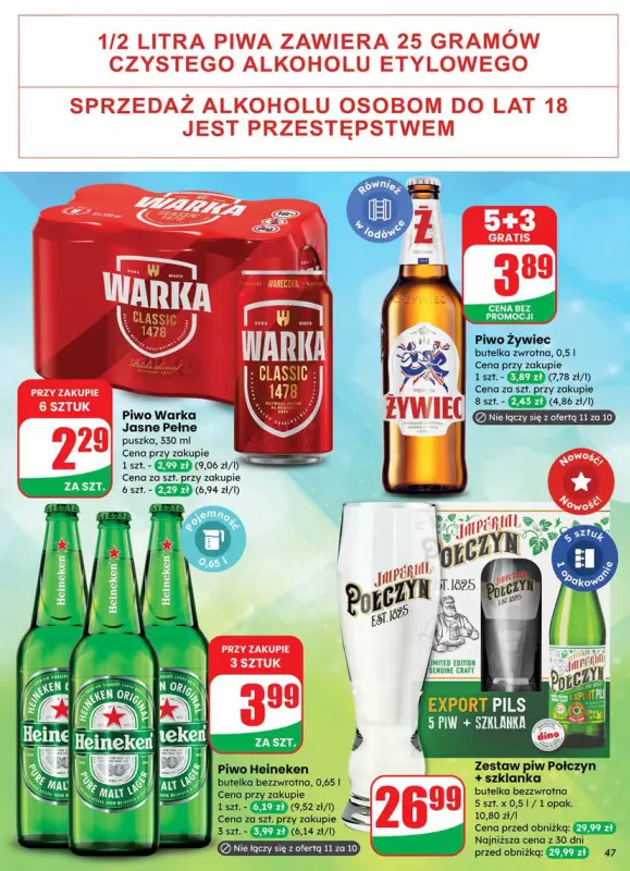 Dino - gazetka promocyjna Gazetka od środy 16.07 do wtorku 22.07 - strona 47