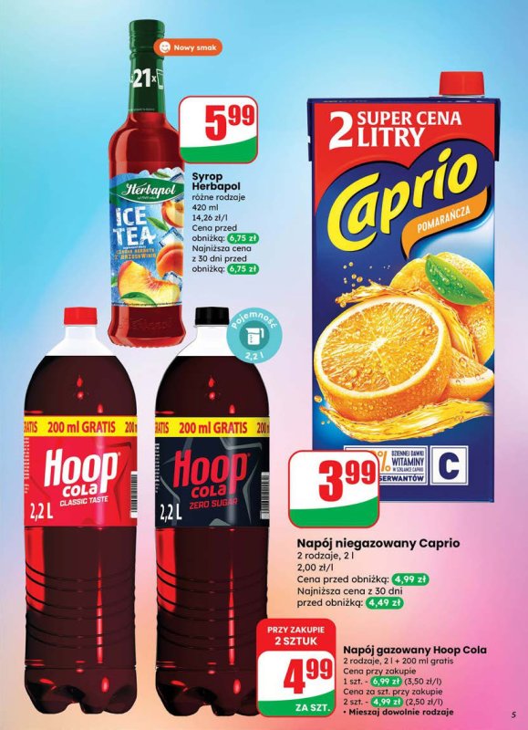 Dino - gazetka promocyjna Gazetka od środy 16.07 do wtorku 22.07 - strona 5