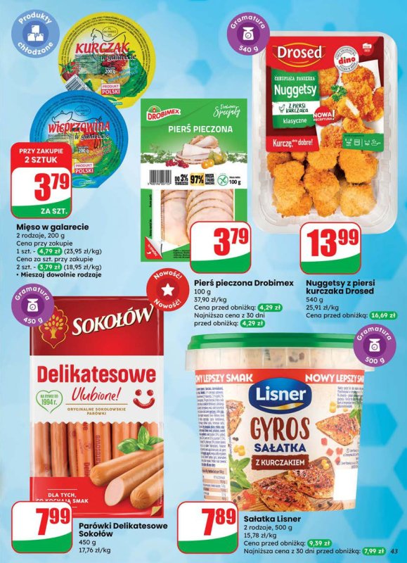 Dino - gazetka promocyjna Gazetka od środy 16.07 do wtorku 22.07 - strona 43