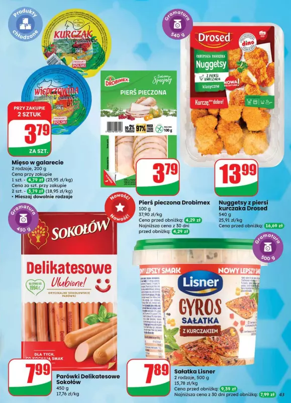 Dino - gazetka promocyjna Gazetka od środy 16.07 do wtorku 22.07 - strona 43