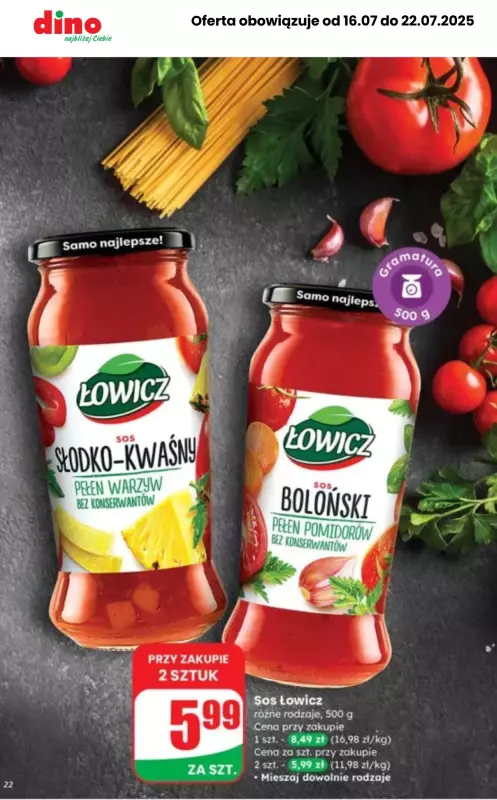 Dino - gazetka promocyjna Najlepsze PROMOCJE od środy 16.07 do wtorku 22.07 - strona 7