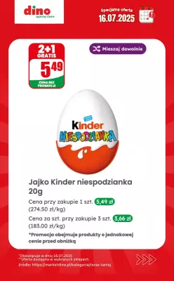 Dino - gazetka promocyjna Specjalna oferta na 16.07.2025 - promocje spoza gazetki od środy 16.07 do środy 16.07 - strona 5