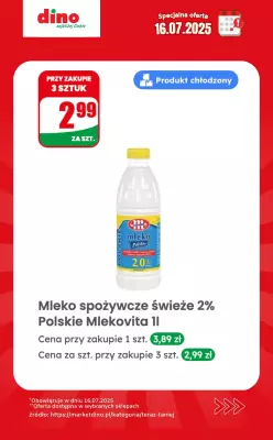Dino - gazetka promocyjna Specjalna oferta na 16.07.2025 - promocje spoza gazetki od środy 16.07 do środy 16.07 - strona 8