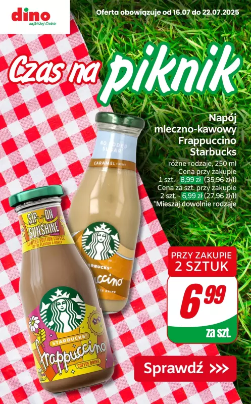 Dino - gazetka promocyjna Czas na PIKNIK od czwartku 17.07 do wtorku 22.07