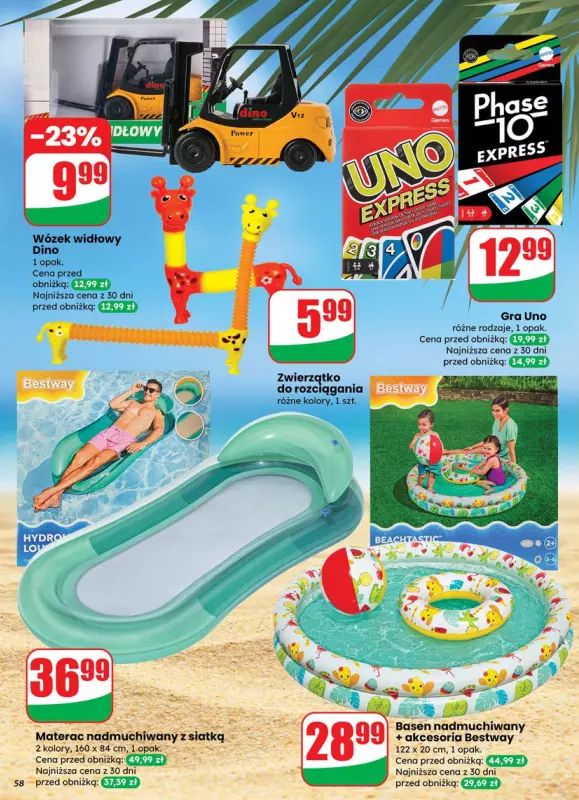 Dino - gazetka promocyjna Gazetka od środy 23.07 do wtorku 29.07 - strona 58