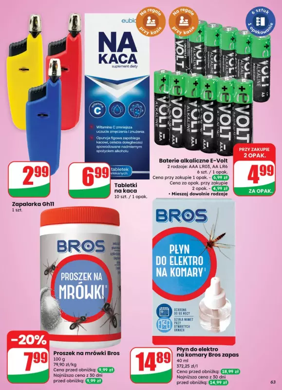 Dino - gazetka promocyjna Gazetka od środy 23.07 do wtorku 29.07 - strona 63
