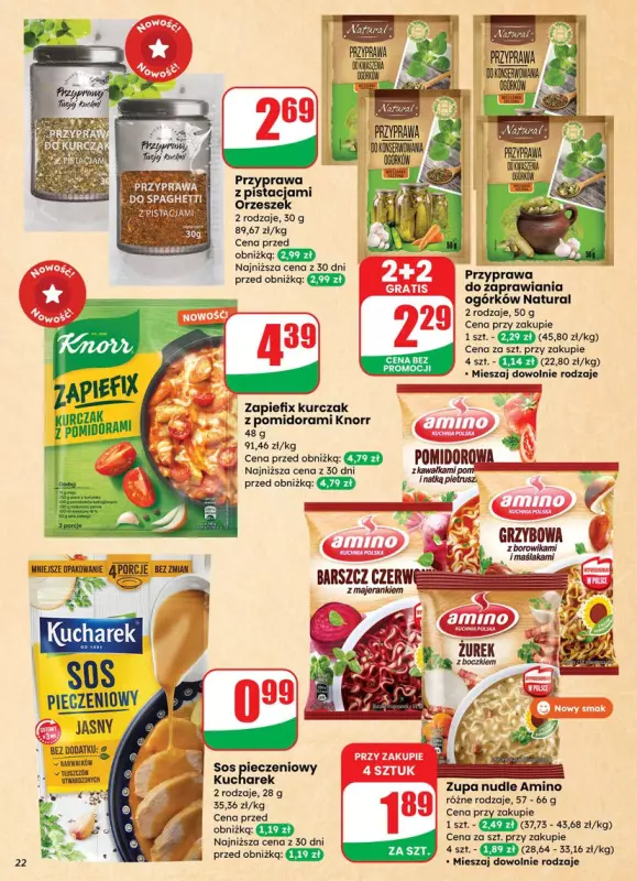 Dino - gazetka promocyjna Gazetka od środy 23.07 do wtorku 29.07 - strona 22