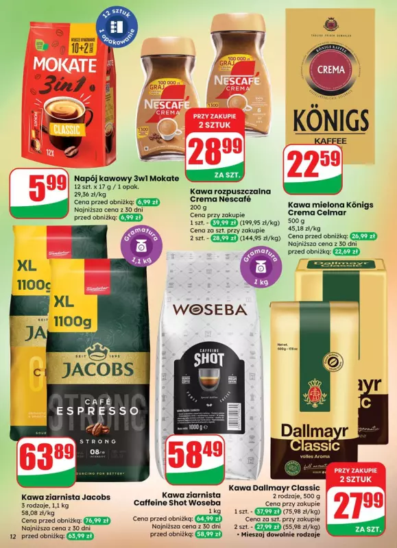 Dino - gazetka promocyjna Gazetka od środy 23.07 do wtorku 29.07 - strona 12