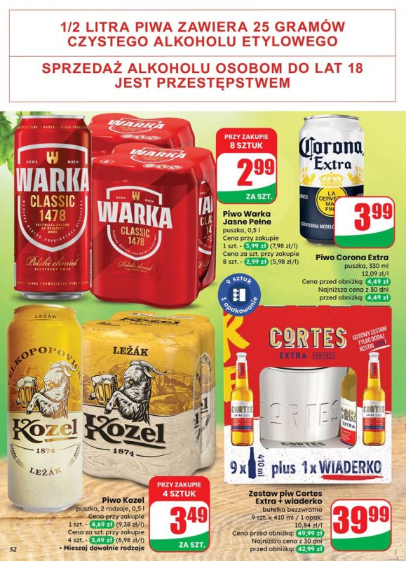 Dino - gazetka promocyjna Gazetka od środy 23.07 do wtorku 29.07 - strona 52
