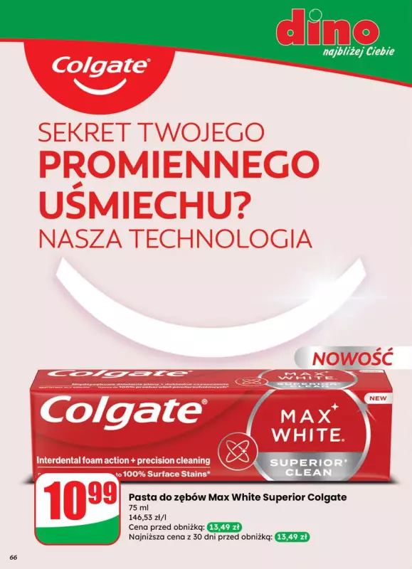 Dino - gazetka promocyjna Gazetka od środy 23.07 do wtorku 29.07 - strona 66