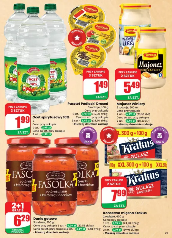 Dino - gazetka promocyjna Gazetka od środy 23.07 do wtorku 29.07 - strona 23