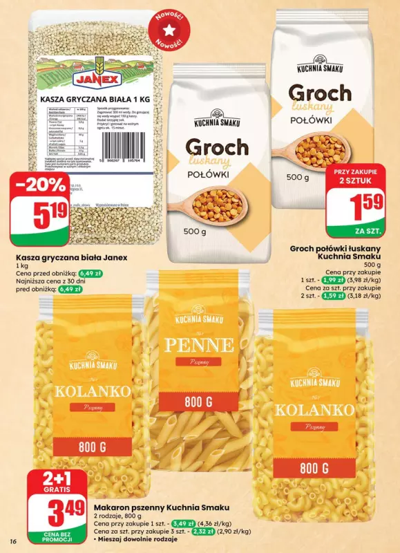 Dino - gazetka promocyjna Gazetka od środy 23.07 do wtorku 29.07 - strona 16