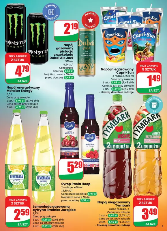 Dino - gazetka promocyjna Gazetka od środy 23.07 do wtorku 29.07 - strona 3