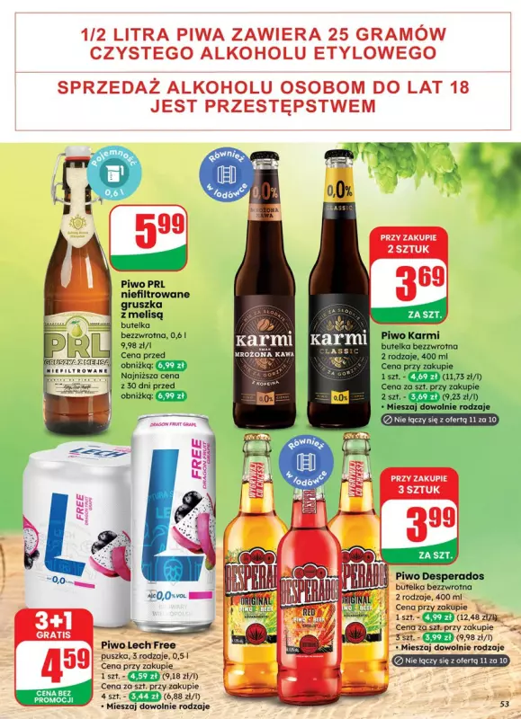 Dino - gazetka promocyjna Gazetka od środy 23.07 do wtorku 29.07 - strona 53