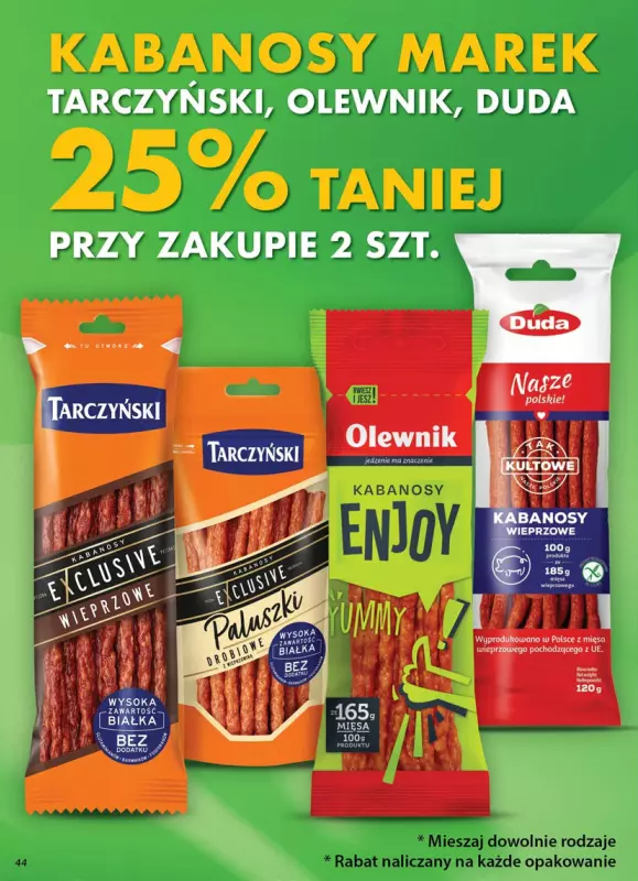 Dino - gazetka promocyjna Gazetka od środy 23.07 do wtorku 29.07 - strona 44