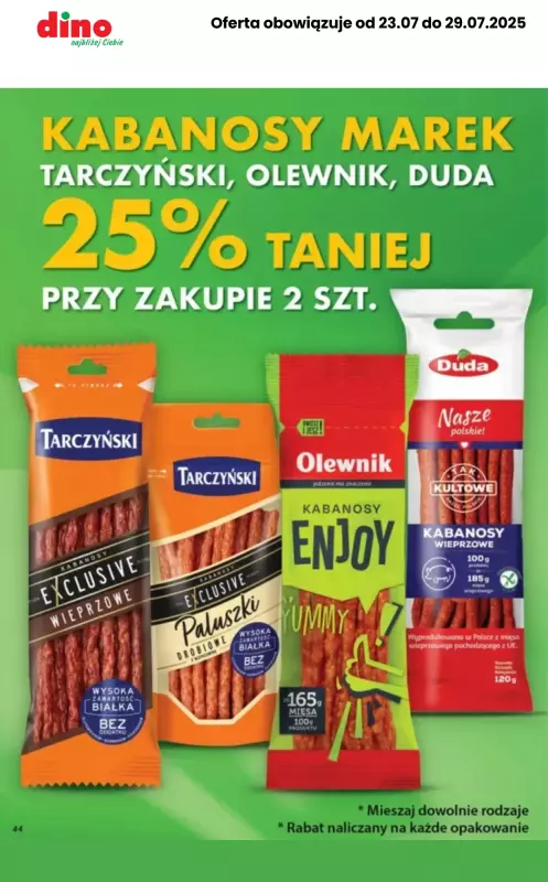 Dino - gazetka promocyjna MEGA promocje! od środy 23.07 do wtorku 29.07 - strona 6