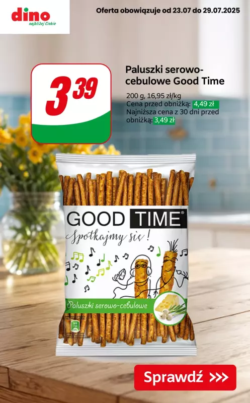 Dino - gazetka promocyjna SUPER OFERTY na przekąski! od czwartku 24.07 do wtorku 29.07 - strona 7